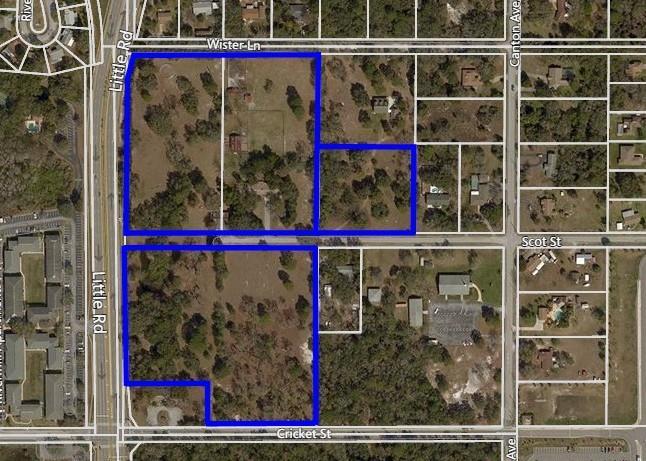 20.29± Gross Acres with Little Rd Frontage
