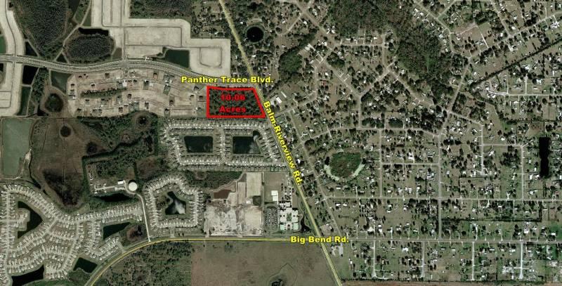 10.06+- acres  Panther Trace