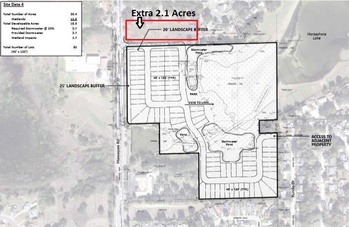 32.6 Acre Development Site (Potential 80 SFH)