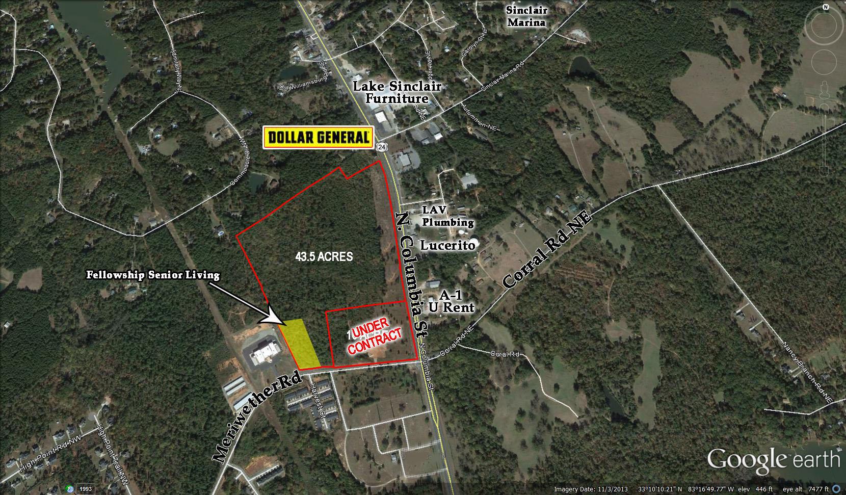 ±43.5 Acres North Columbia St