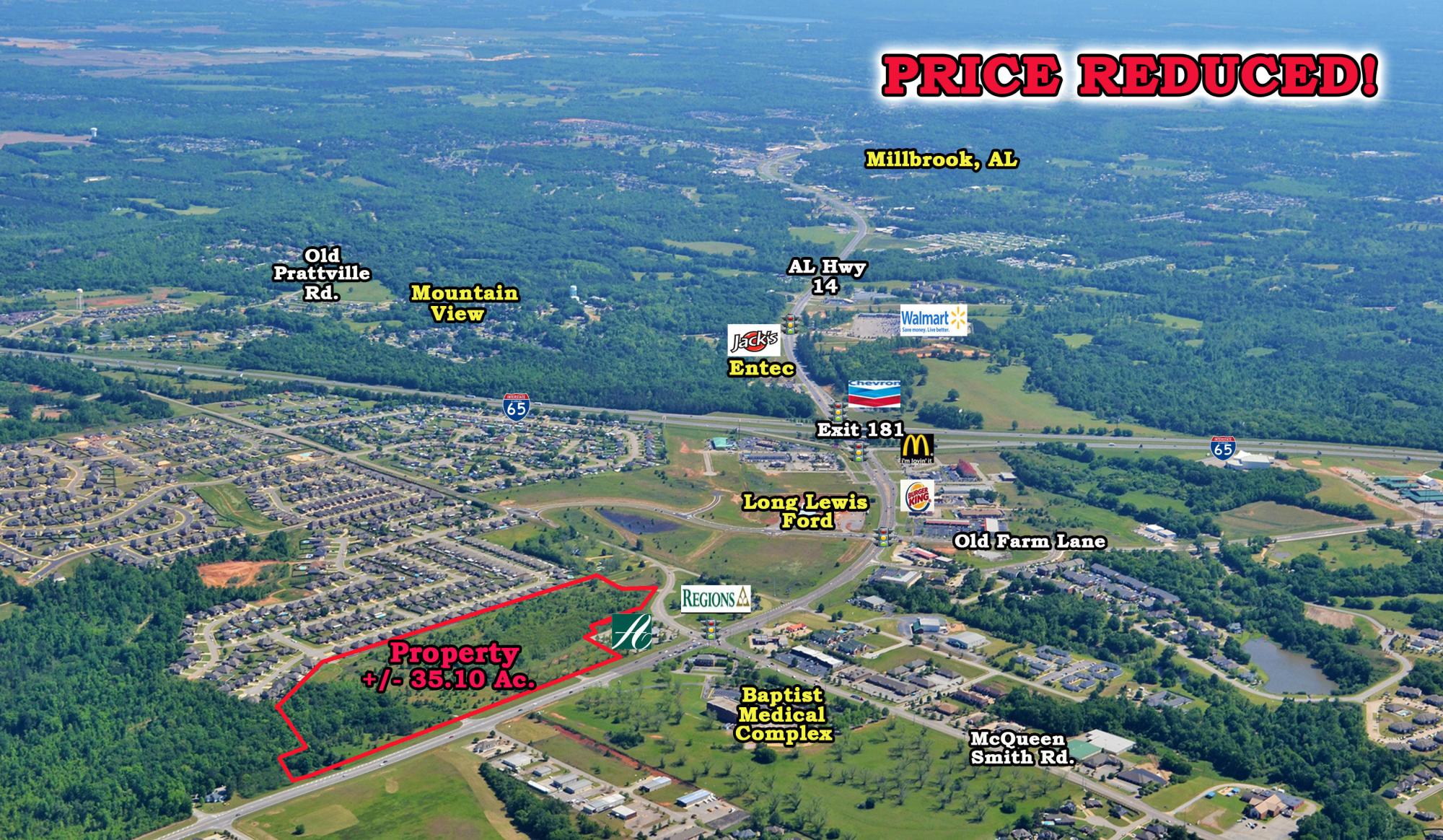 35.10 Ac.-NW Corner,Hwy 14 & McQueen Smith Rd