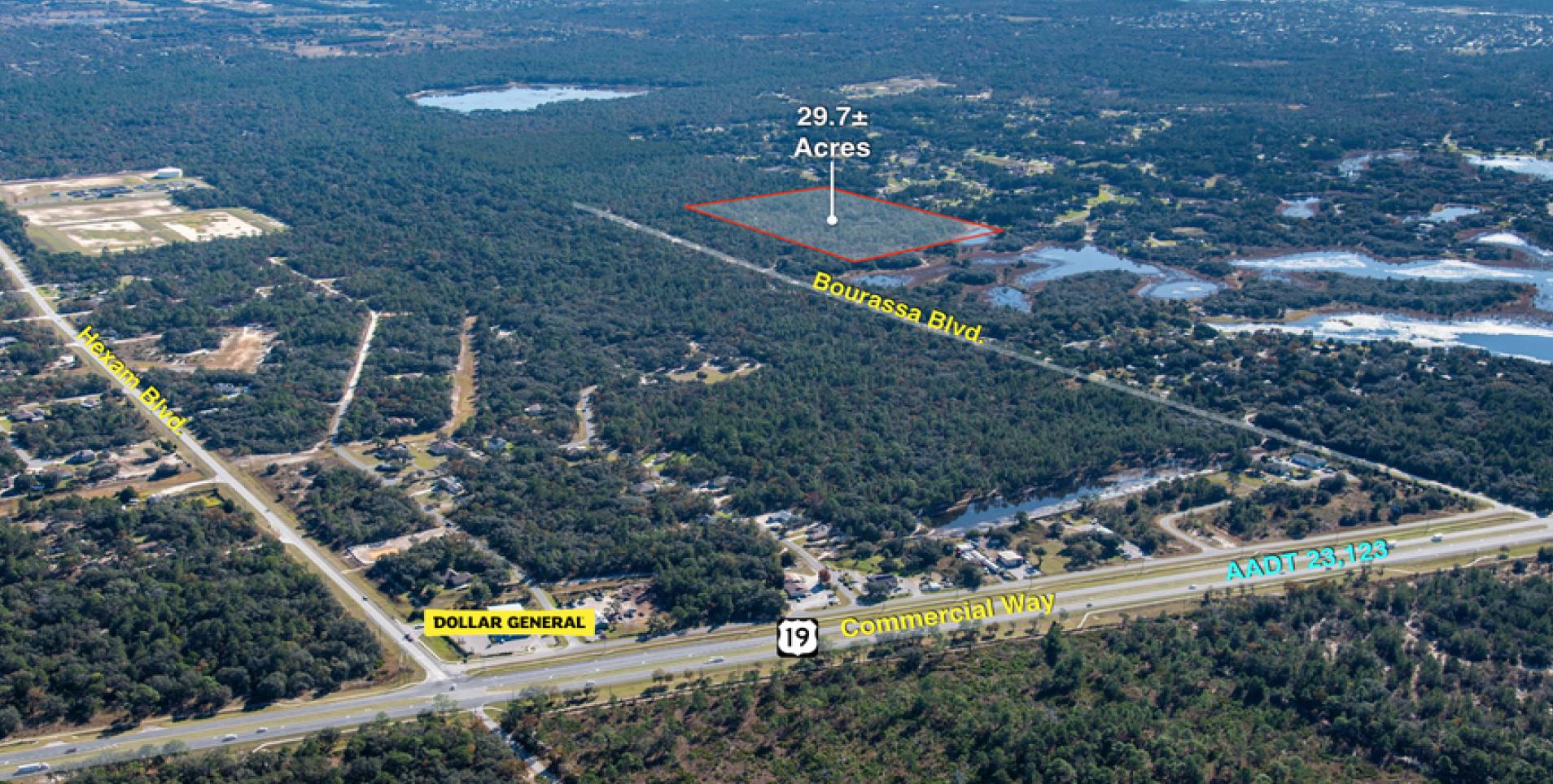 29.7 ac w/Future Res Zoning in Brooksville