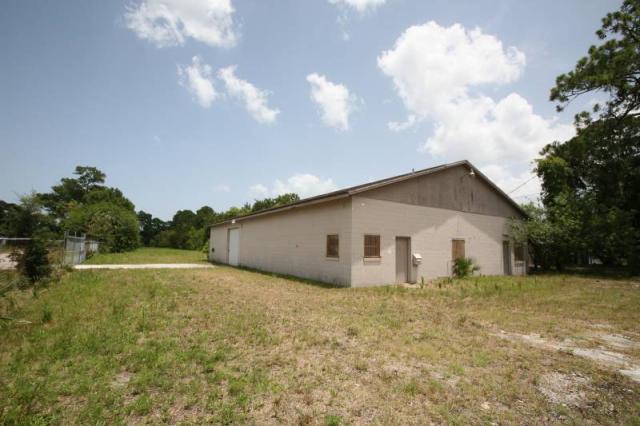 Warehouse and Fenced Storage Yard
