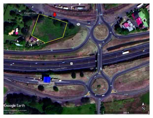 Costa Rica - Tollway Corner Land  - coyol.net
