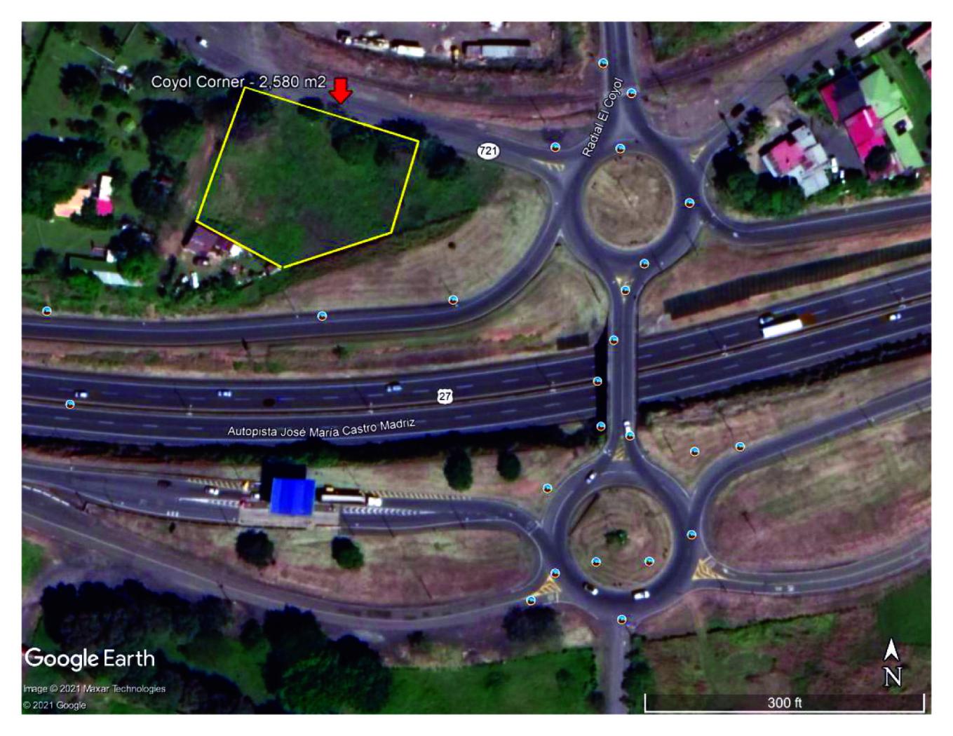 Costa Rica - Tollway Corner Land  - coyol.net