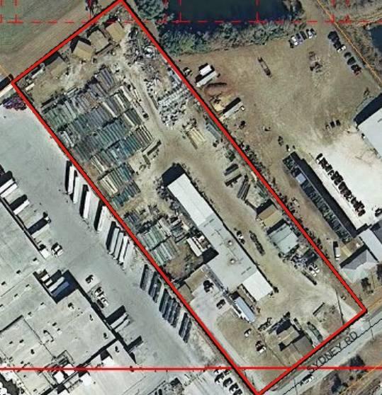 5+- Acres Industrial Land with 13,583 SF Bldg