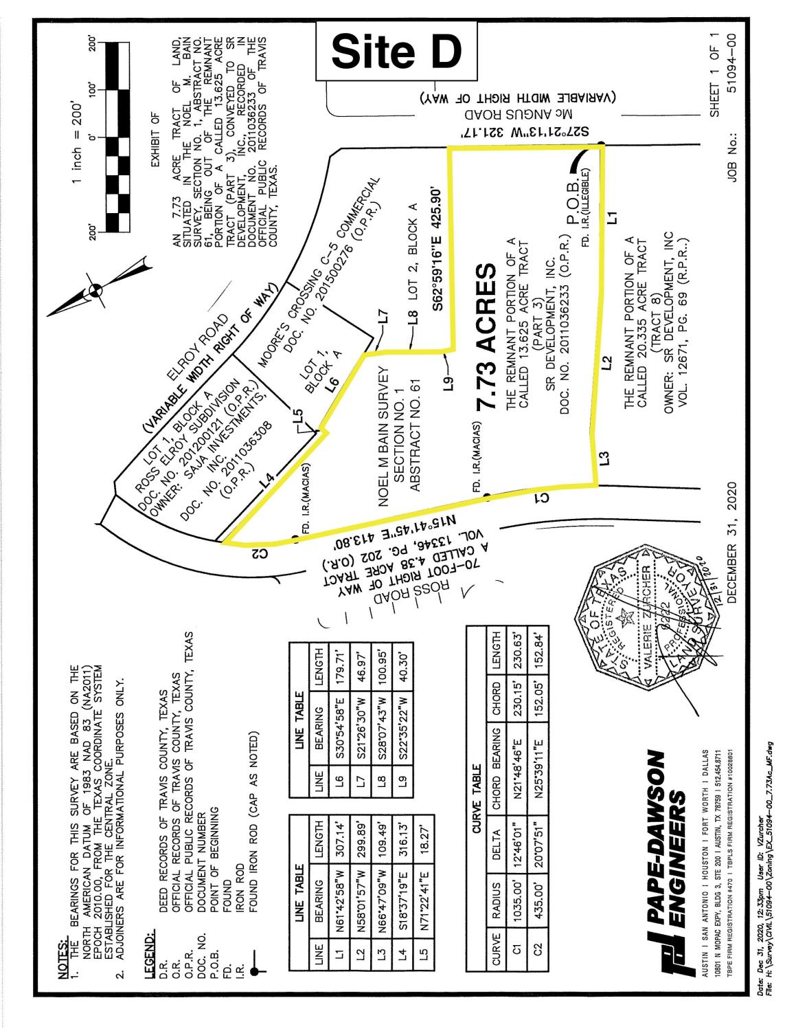 7.73 Acres at 7400 McAngus Road