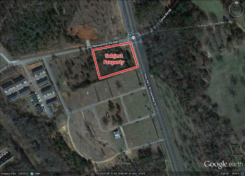 2.5 Acre Corner Commercial Lot For Sale