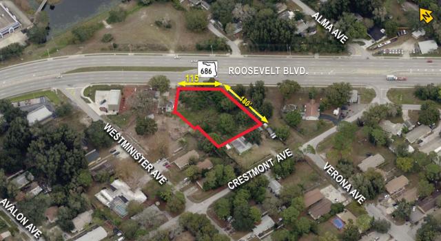 Roosevelt Blvd - vacant land