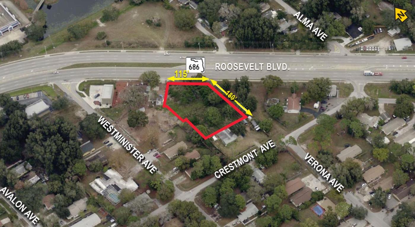 Roosevelt Blvd - vacant land