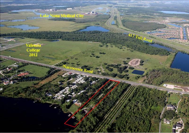 5+/- ac on Narcoossee Rd.