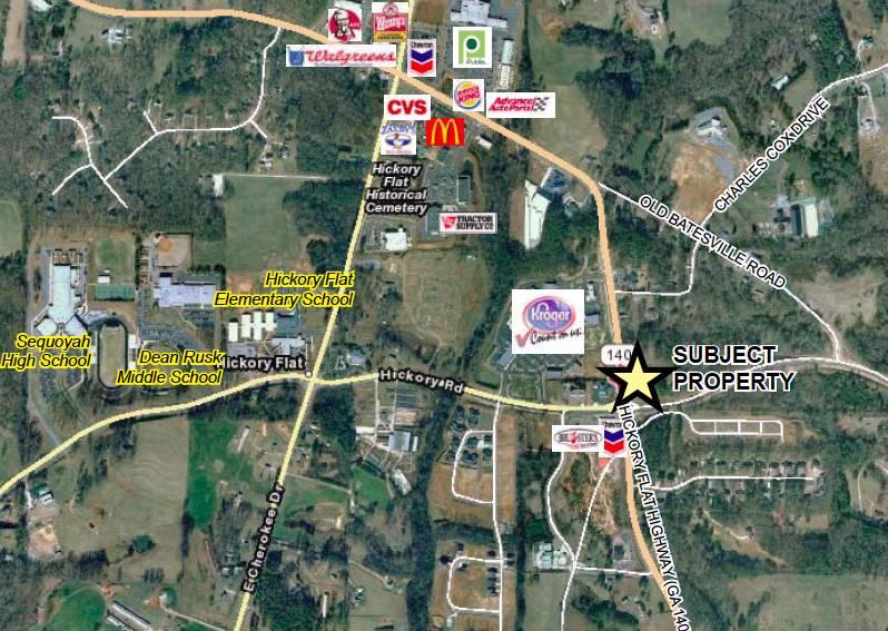 Hwy 140 & Hickory Rd, Pin Corner