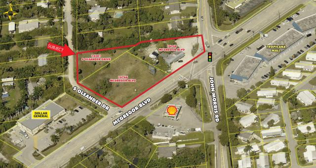 1.85± Acre Signalized Hard Corner