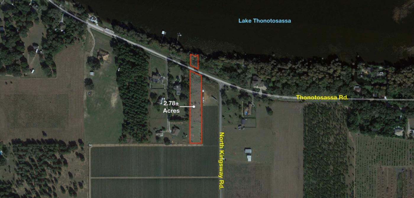 2.78 ac on Lake Thonotosassa for Dream Home