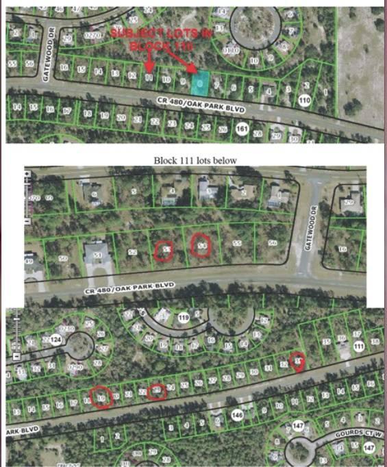 Seven Duplex Lots "Sugarmill Woods"
