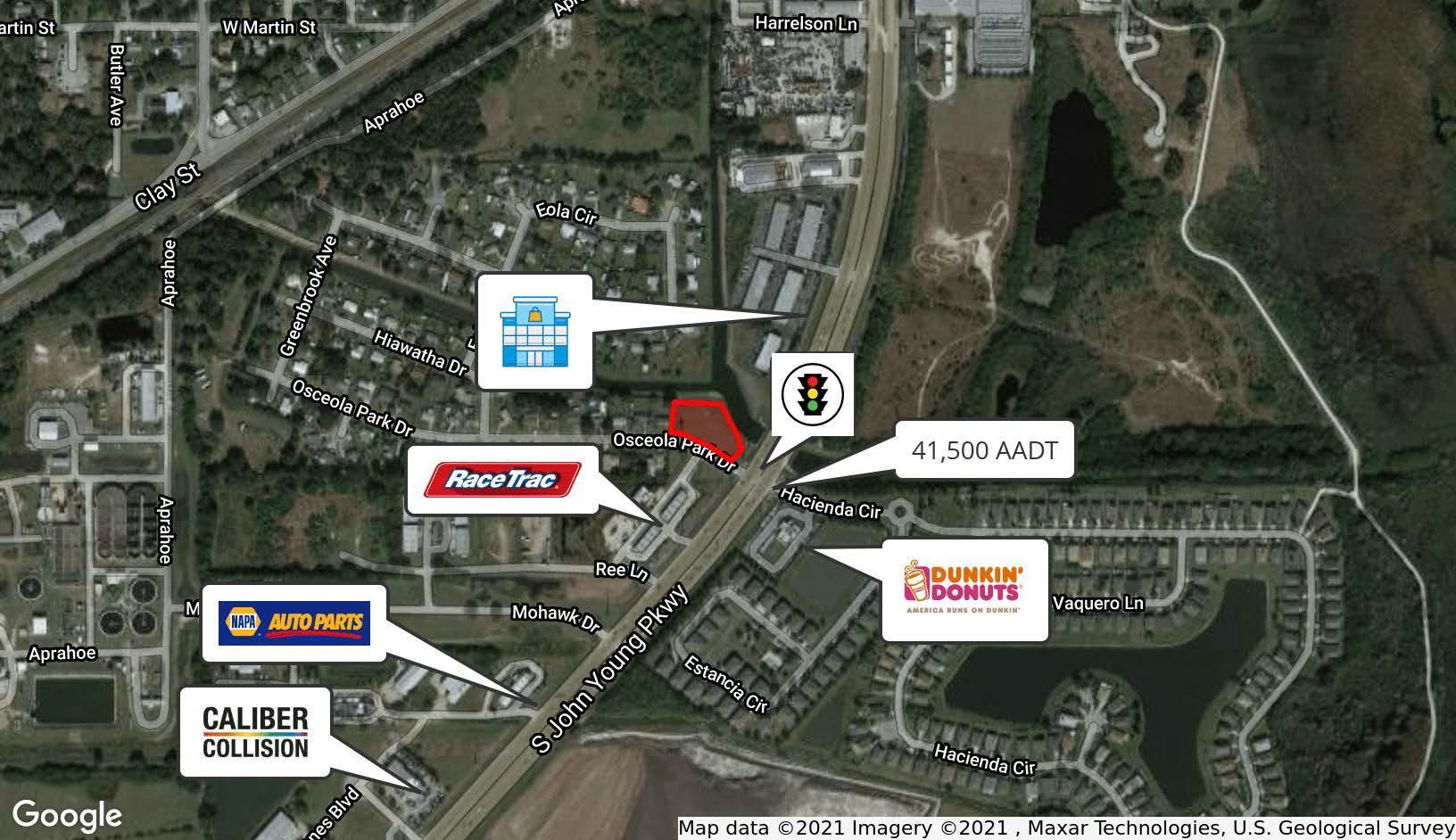 Kissimmee Site At Signaled Intersection