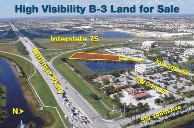 High Visibility B-3 Land FOR SALE