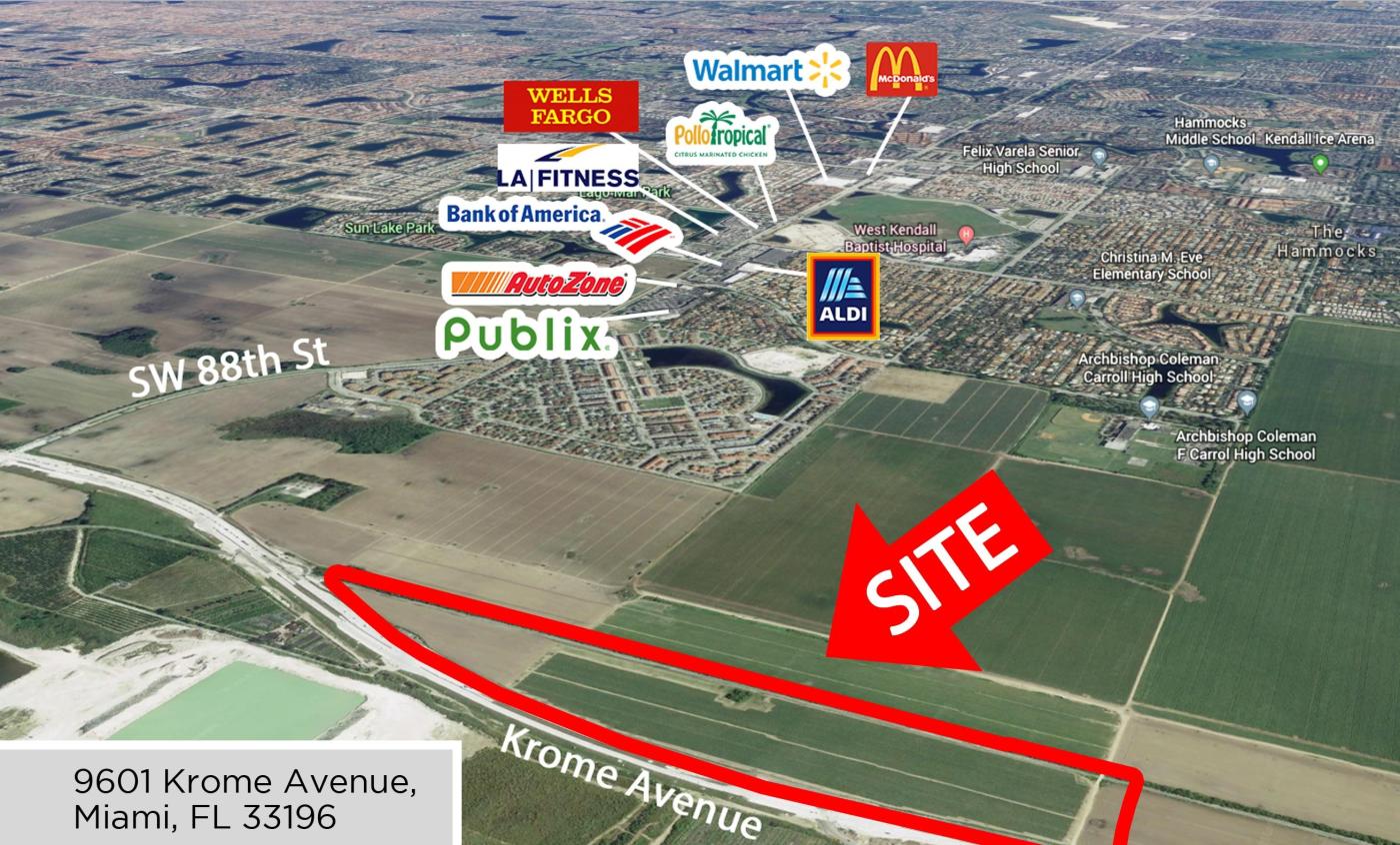 For Sale, Miami, Land - 7.43 Acres