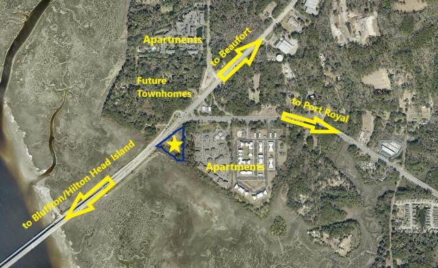 3.62 acres Hwy 170 Frontage Beaufort SC