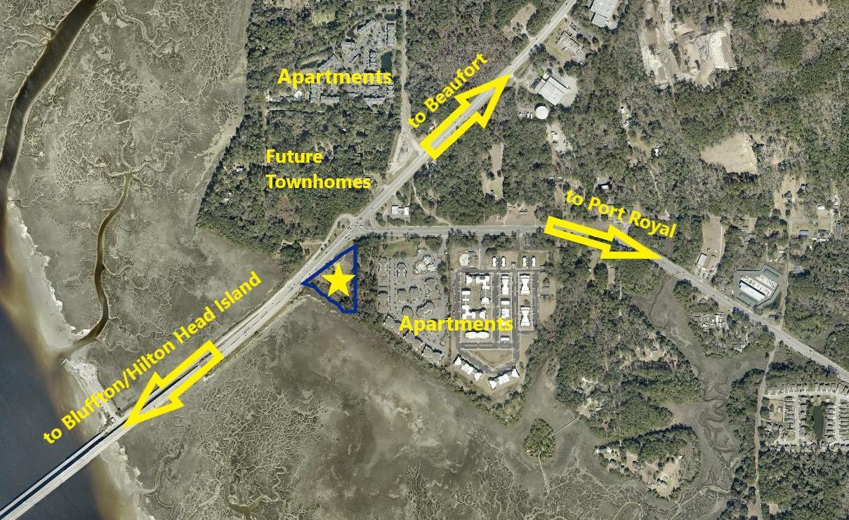 3.62 acres Hwy 170 Frontage Beaufort SC