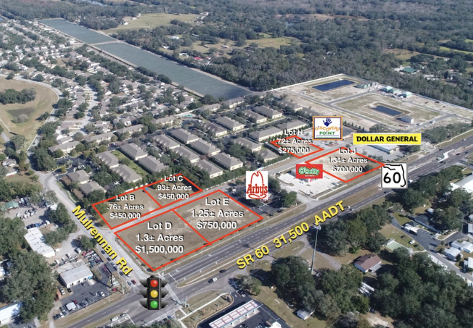 1.25+-ac Lot @ King's Mill in Valrico