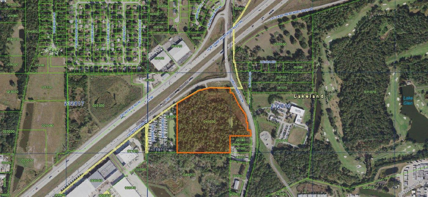 20+/- Ac. Ind Site in Lakeland