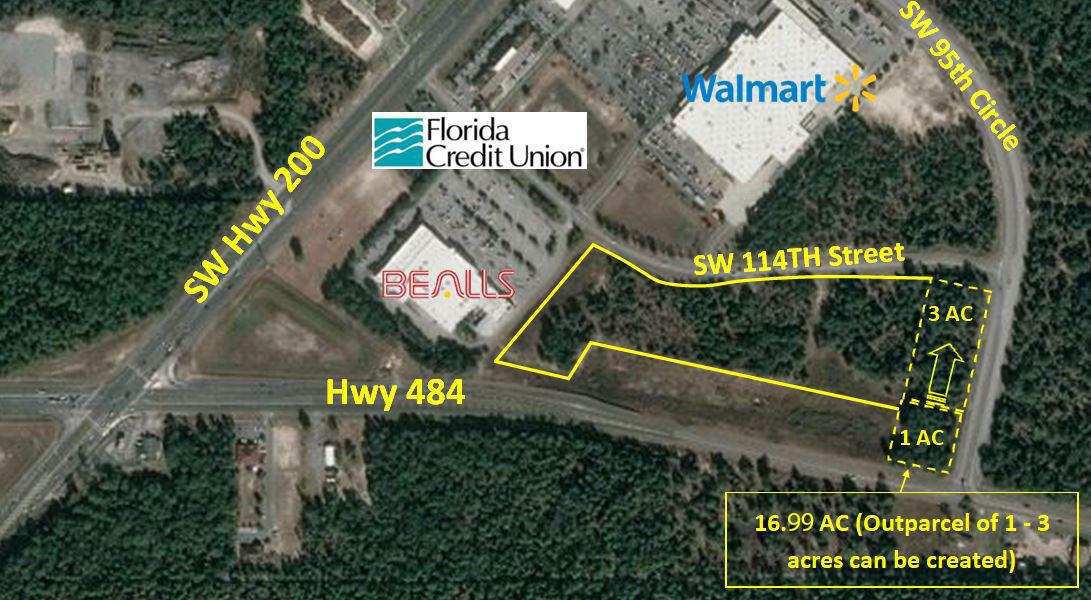 16.99 Acres, Hwy 484 & SW Hwy 200