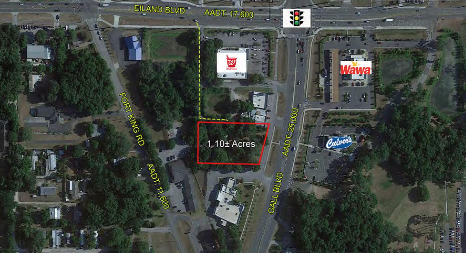 1.10 ac Commercial in Strong Commercial Area
