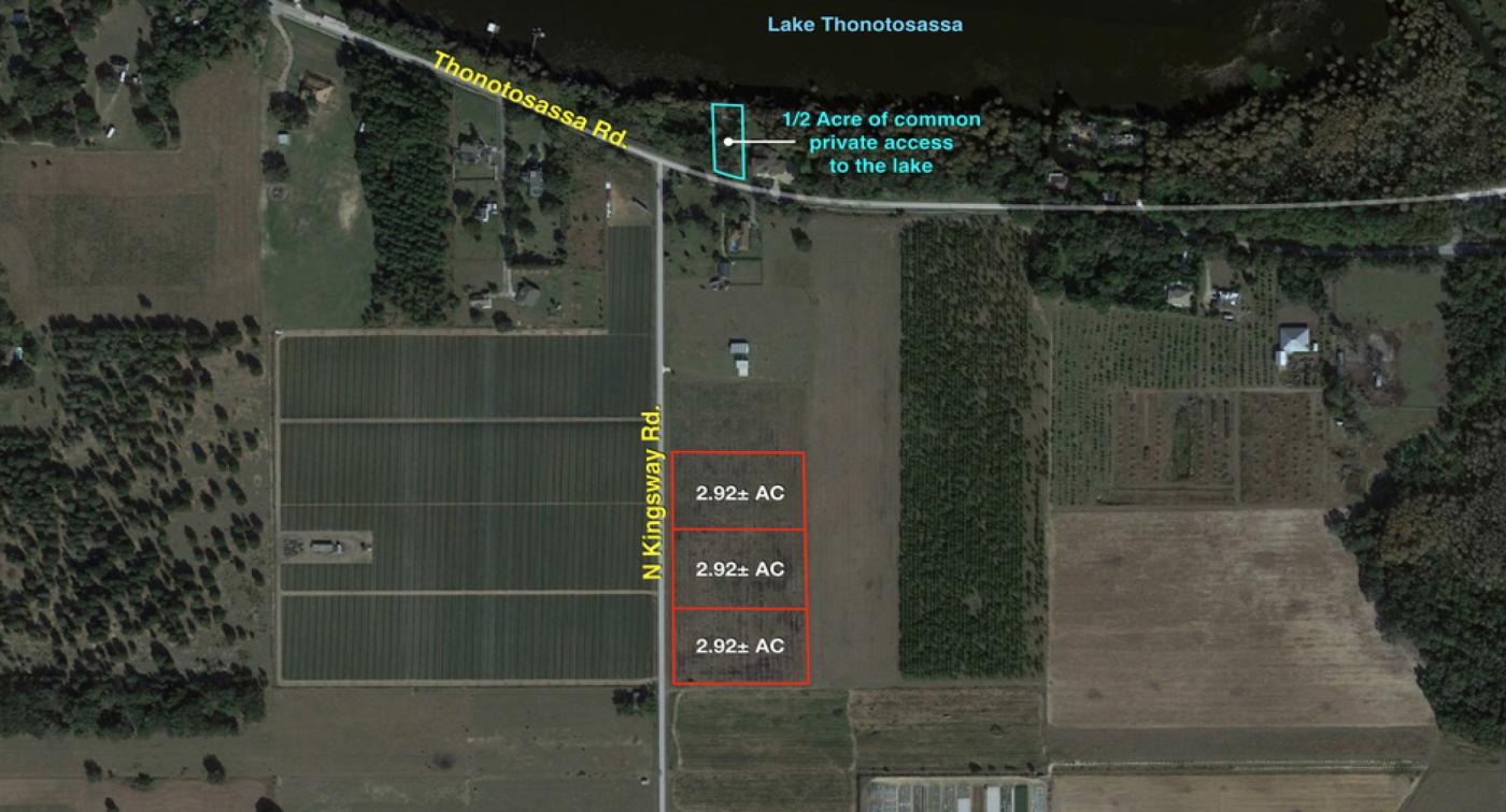 2.92 ac for 1 Res Lots on N Kingsway Rd