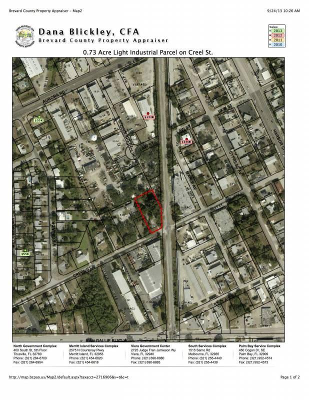 Industrial Lot on Creel St