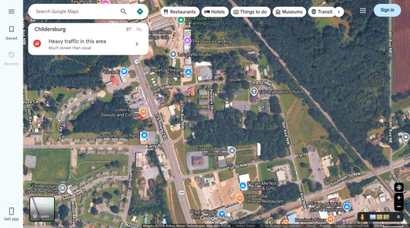 2.03 Acres Next to Hunter’s Glen — MF Pad, Storage / Parking, or Small Commercial Site | Childersburg, AL
