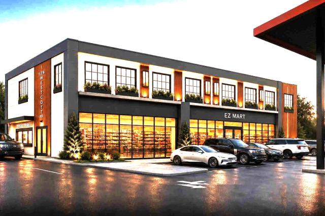 Quick Service Restaurant w/Drive Thru in Proposed Gas Convenience Store