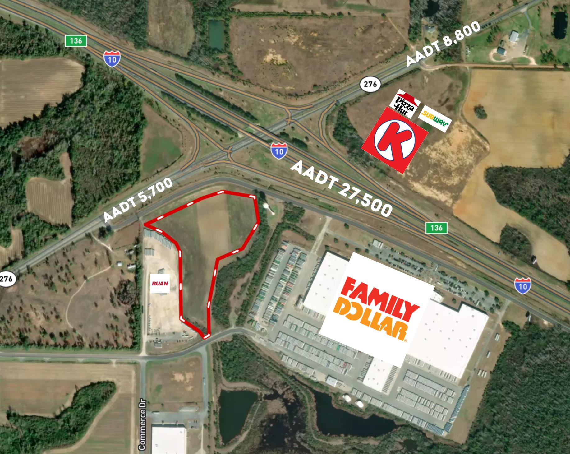 12.0 Acres of Commercial & Mixed-Use Land off Exit 136 I-10- 16