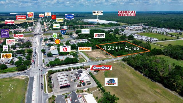 4.23 Commercial Acres Near I-75 in Ocala 