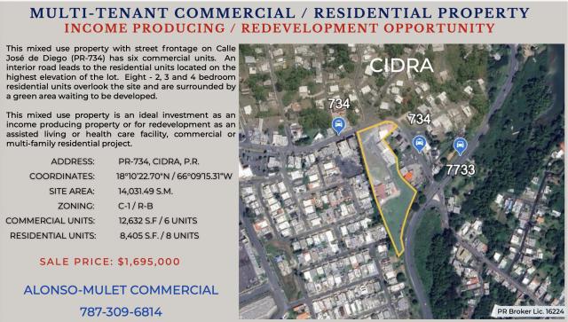 Income Producing Commercial/Residential Redevelopment Opportunity