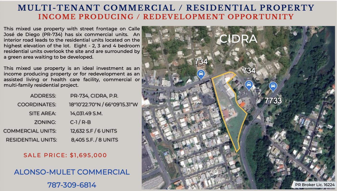 Income Producing Commercial/Residential Redevelopment Opportunity