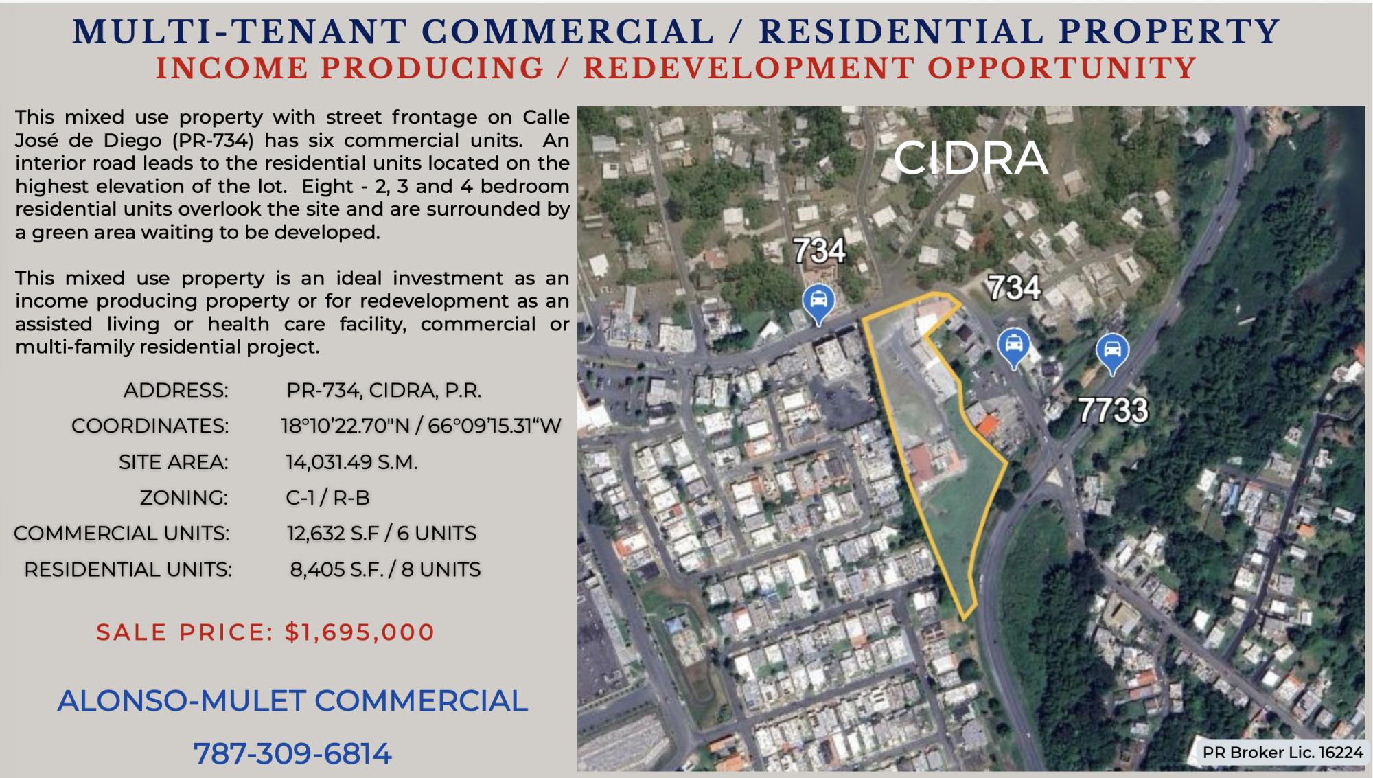 Income Producing Commercial/Residential Redevelopment Opportunity