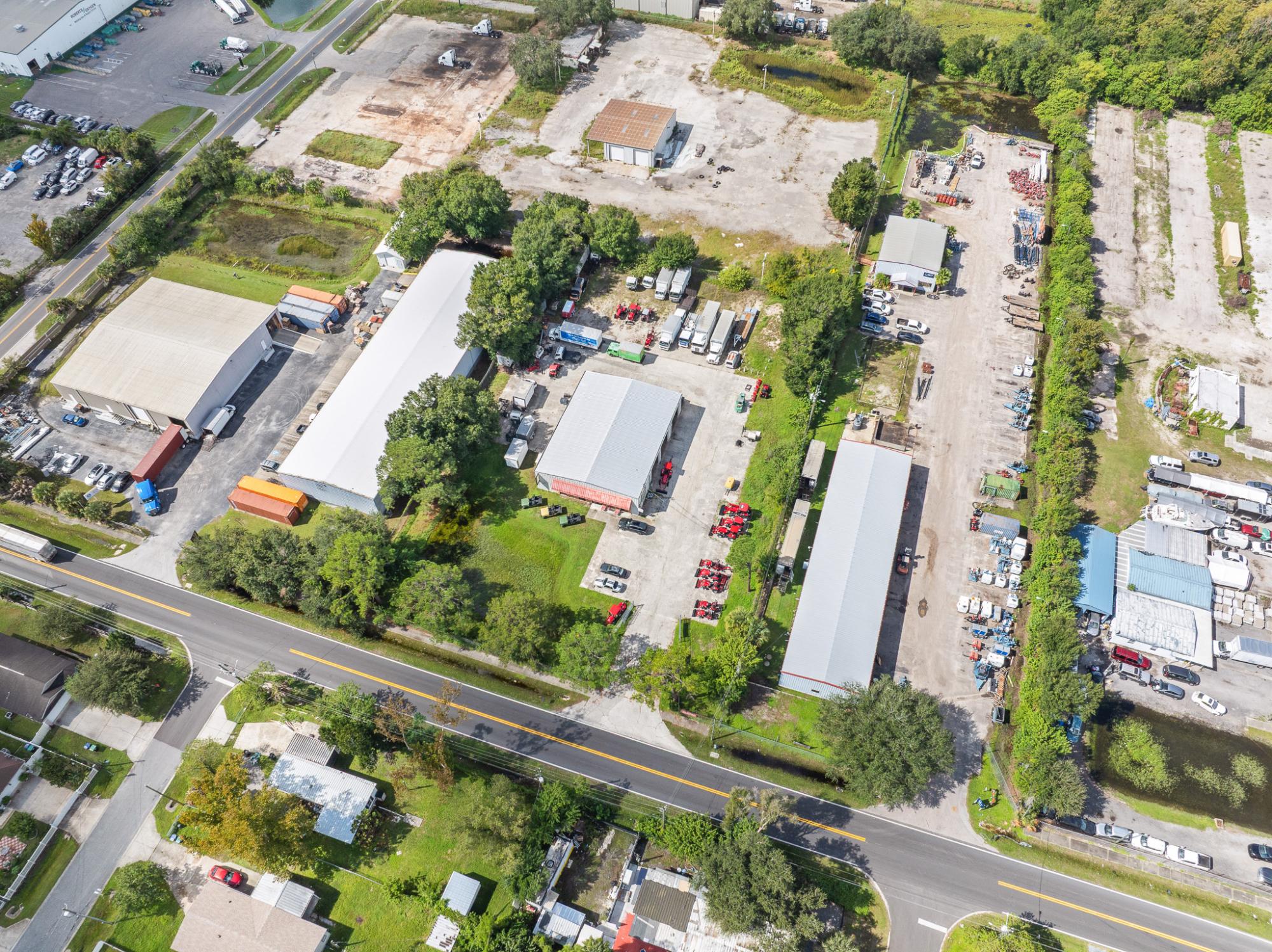 1.41 Acres IOS with 4,896 SF Industrial Building