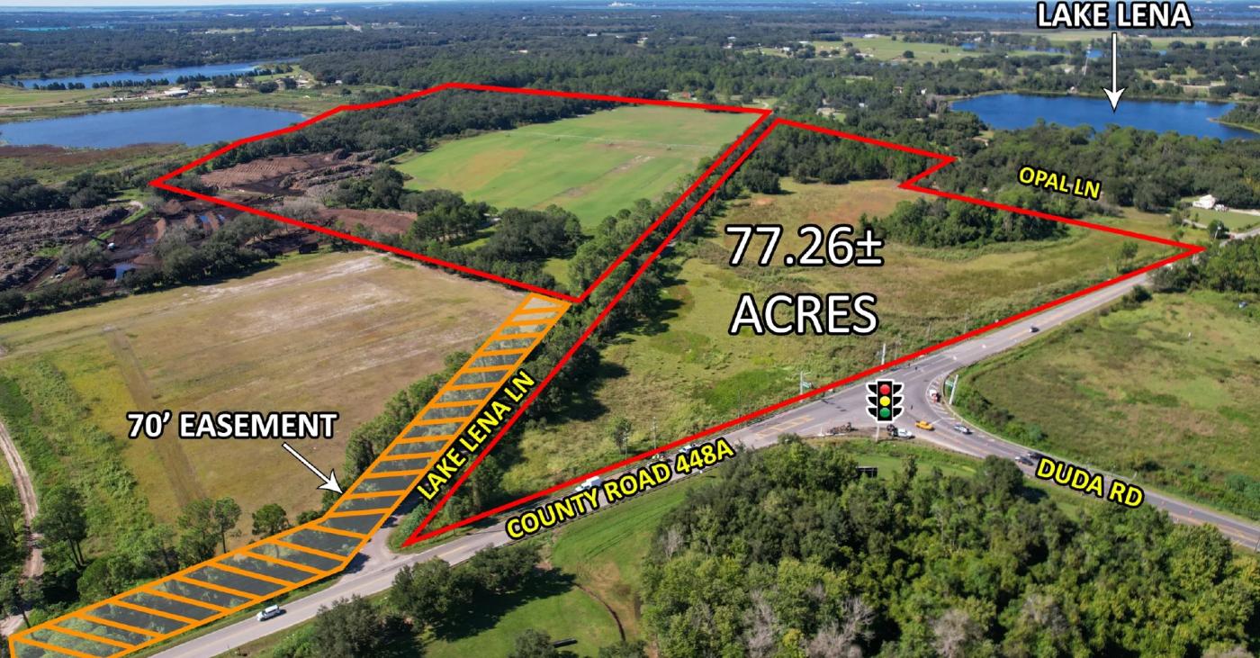 77.21 ac for Industrial on Lake Lena in Lake County