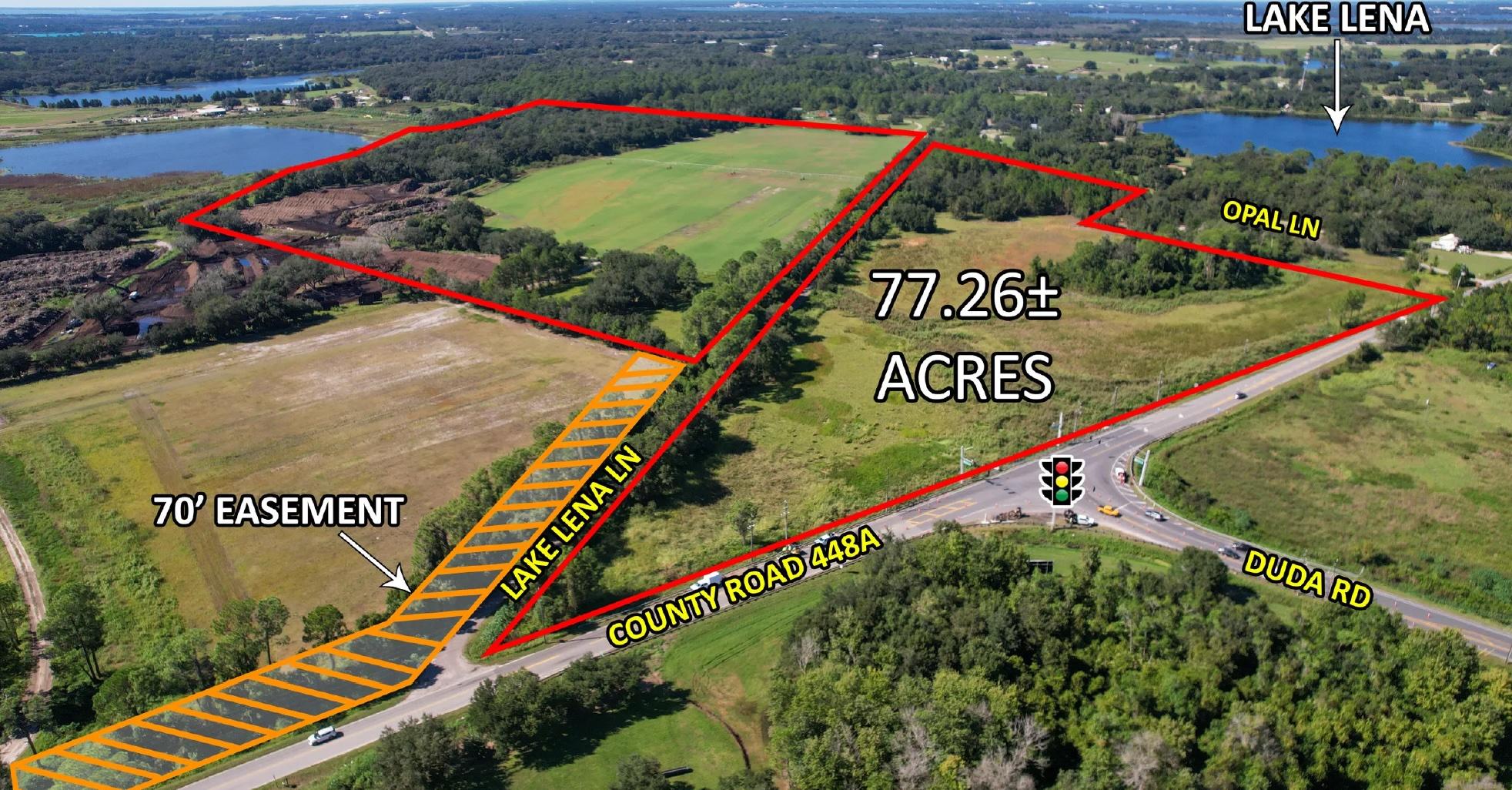77.21 ac for Industrial on Lake Lena in Lake County
